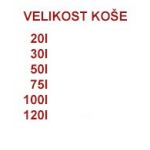 velikost koše